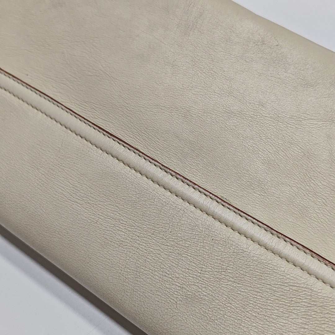 Calfskin Top Handle Bag White
