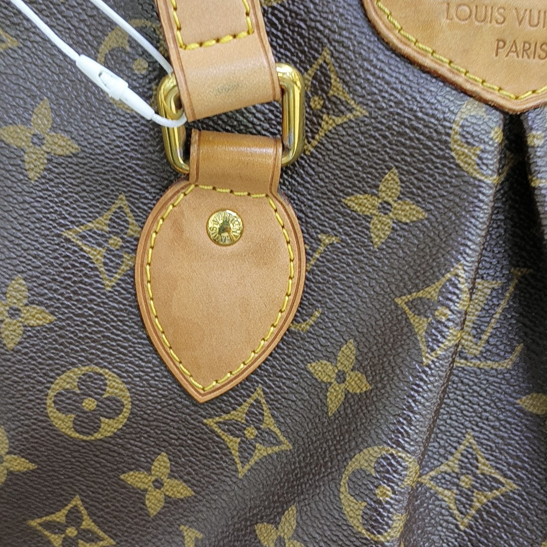 PALERMO PM Monogram Coated Canvas Brown