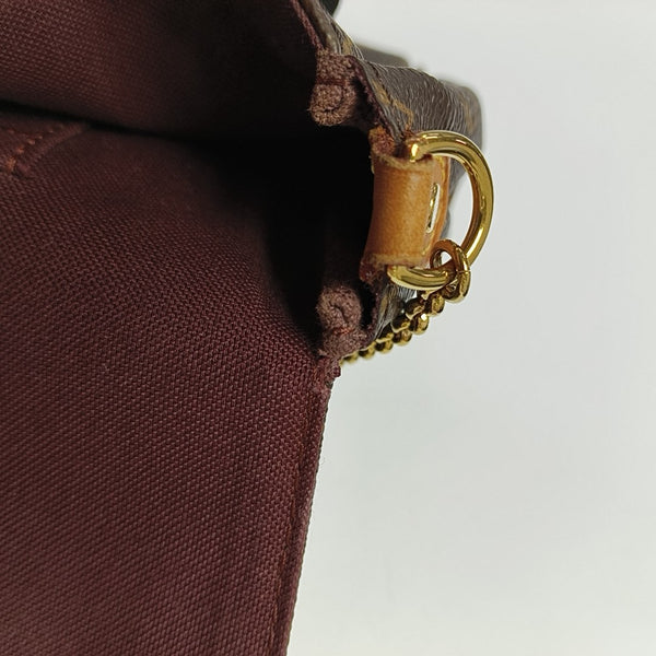 FAVORITE MM Monogram Coated Canvas Brown