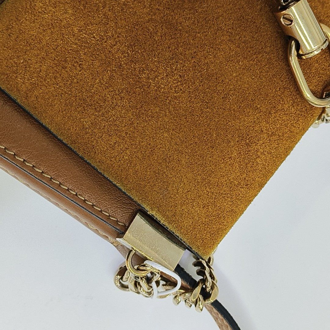 Faye Small Calfskin Brown