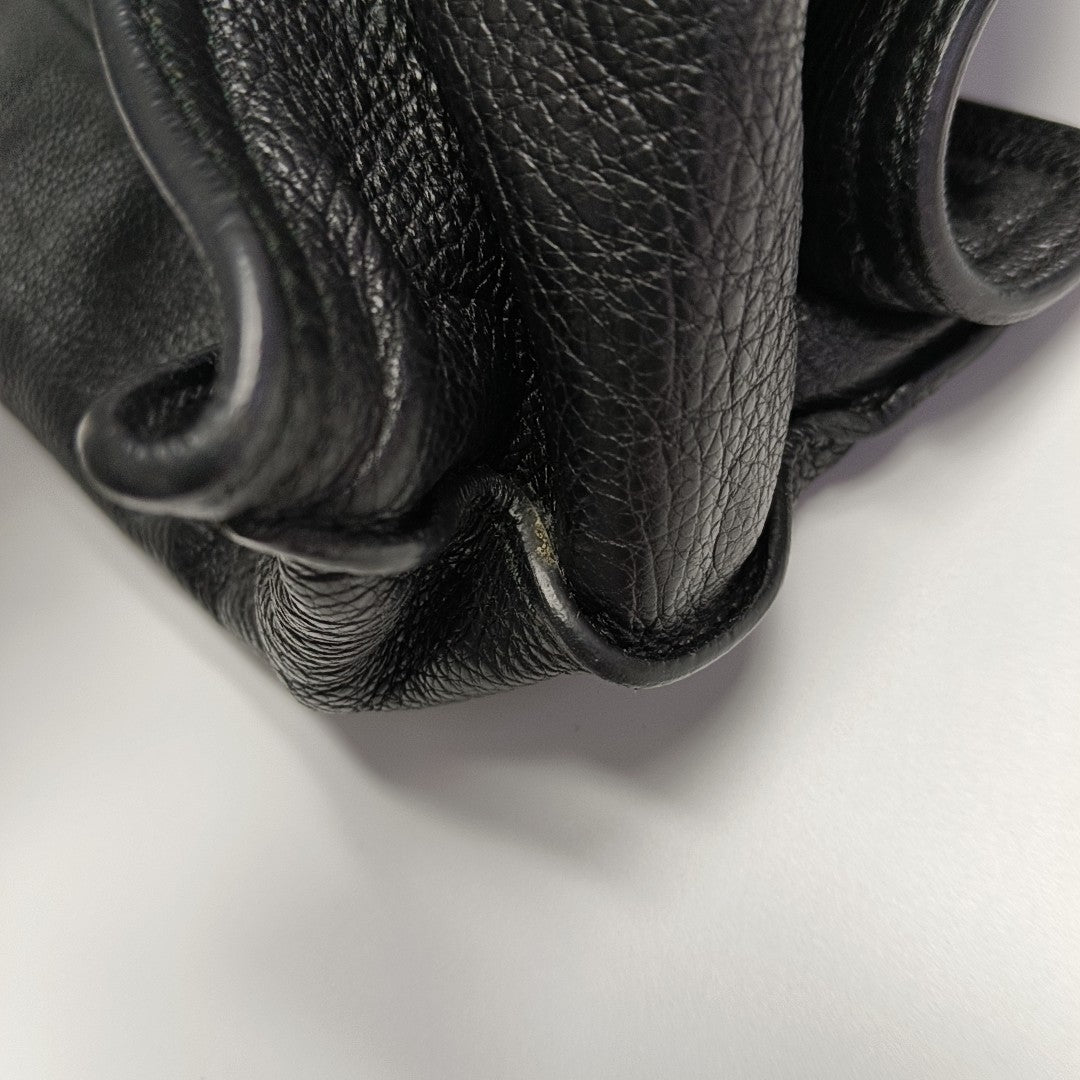 Etiquette Calfskin Black