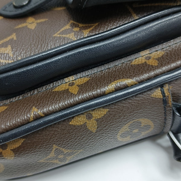 CHRISTOPHER Monogram Coated Canvas Brown