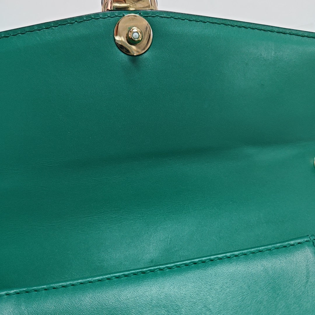 SERPENTI FOREVER Medium Calfskin Green