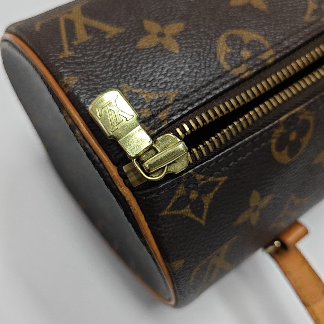 PAPILLON Monogram Coated Canvas Brown