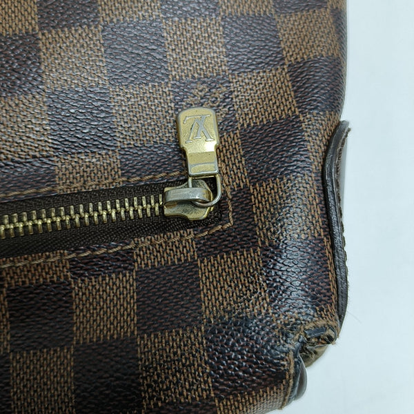 SPENCER Damier Ebene Coated Canvas Brown