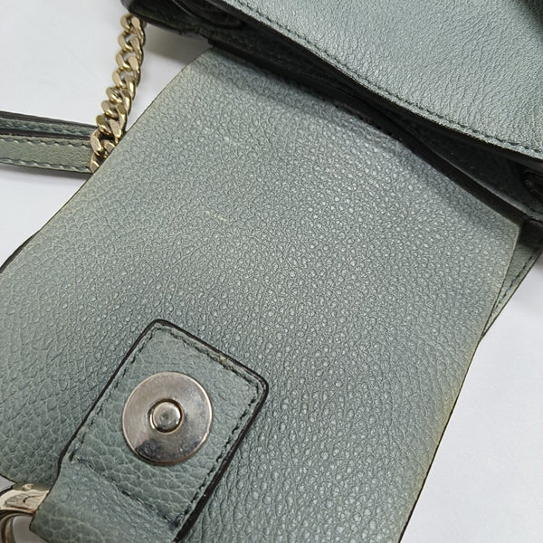 Faye Mini Calfskin Blue