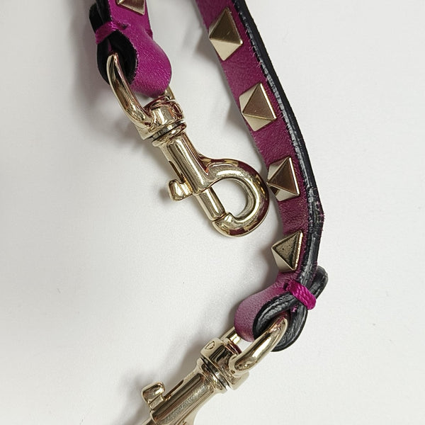 Rockstud Calfskin Red