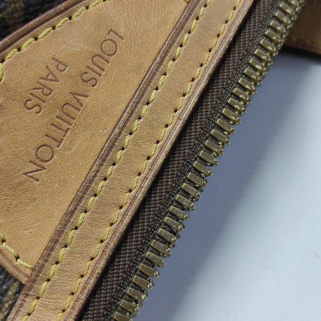 PALERMO PM Monogram Coated Canvas Brown