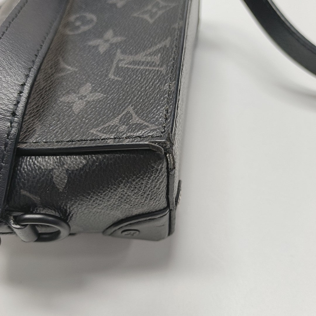 STEAMER Mini Monogram Coated Canvas Black
