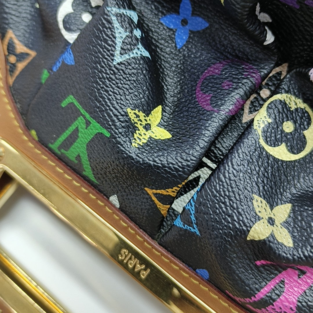 LV × TM JUDY PM Monogram Coated Canvas Black