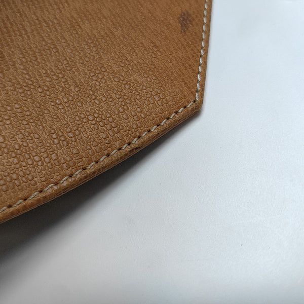 Calfskin Top Handle Bag Brown