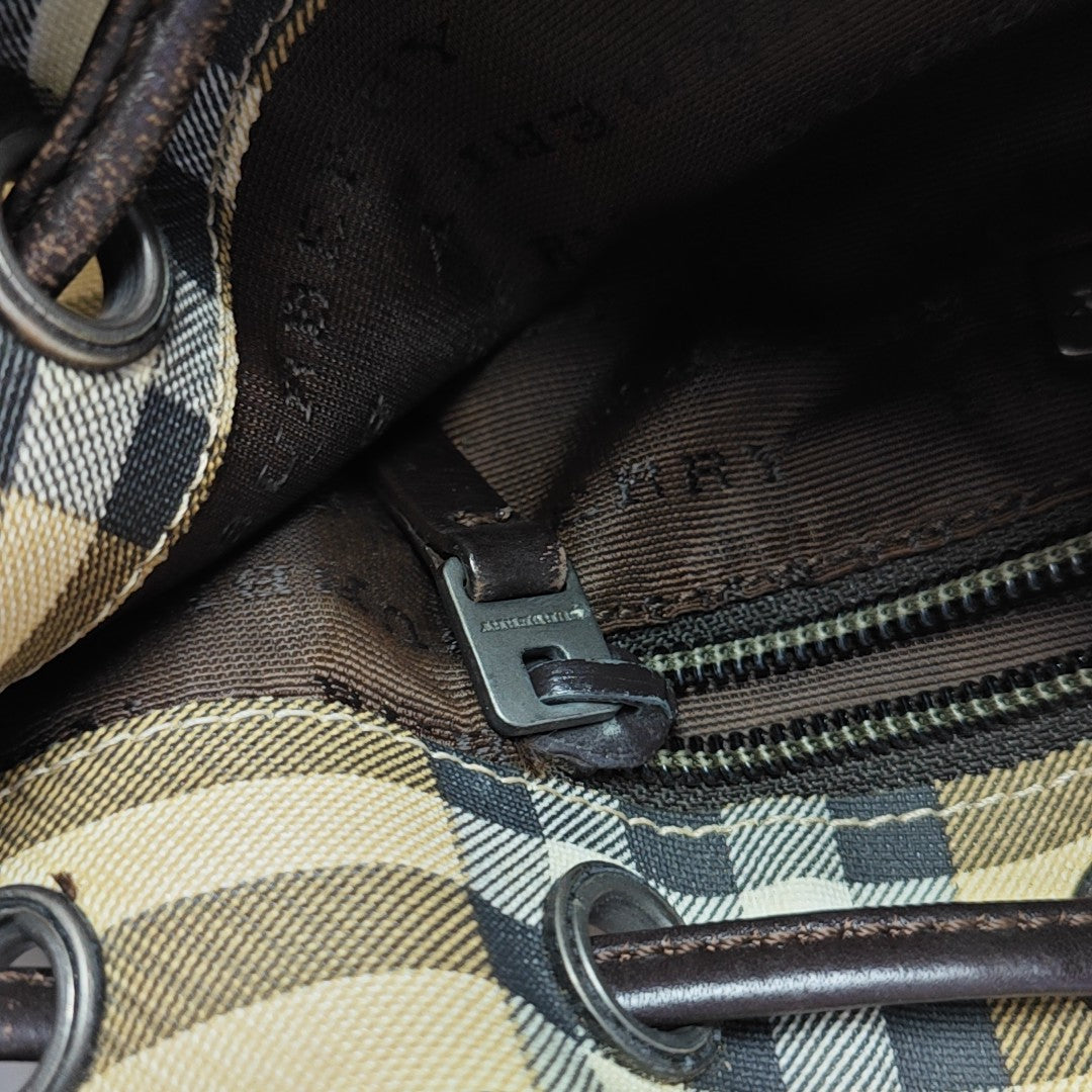 Coated Canvas Bucket Bag Multicolor