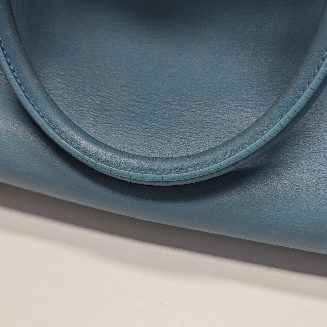 CHYC Y LIGNE Small Calfskin Blue