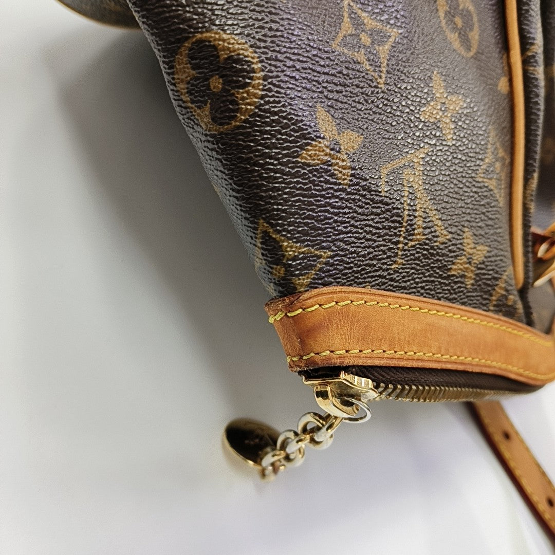 TIVOLI GM Monogram Coated Canvas Brown
