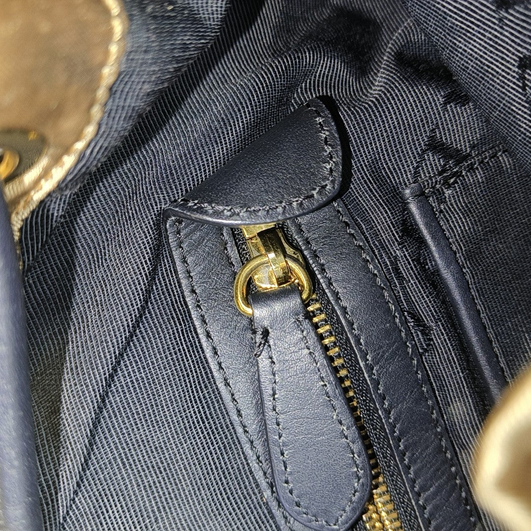 The Rucksack Medium Nylon Gold