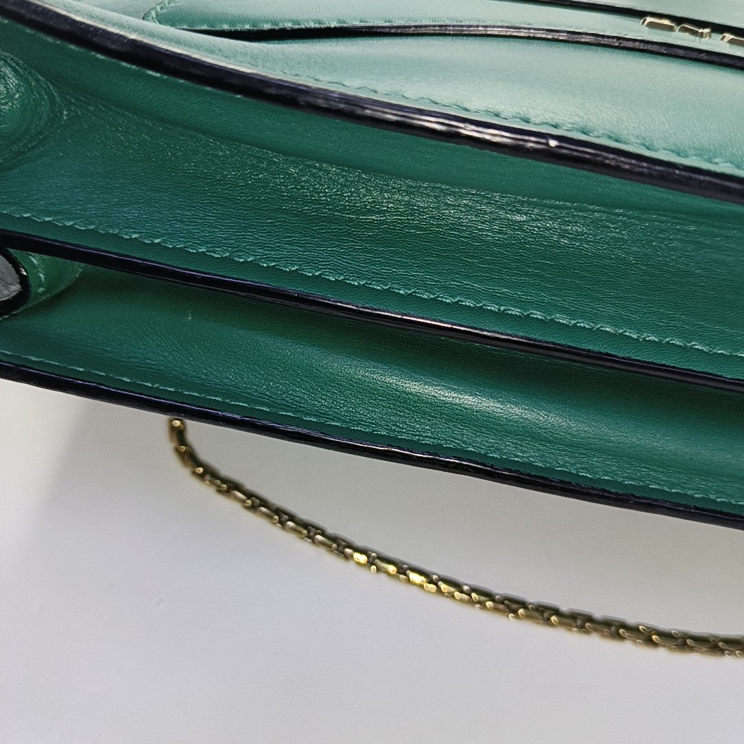SERPENTI FOREVER Medium Calfskin Green