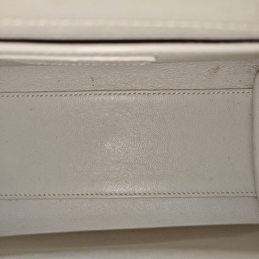 MANHATTAN Nano Calfskin White