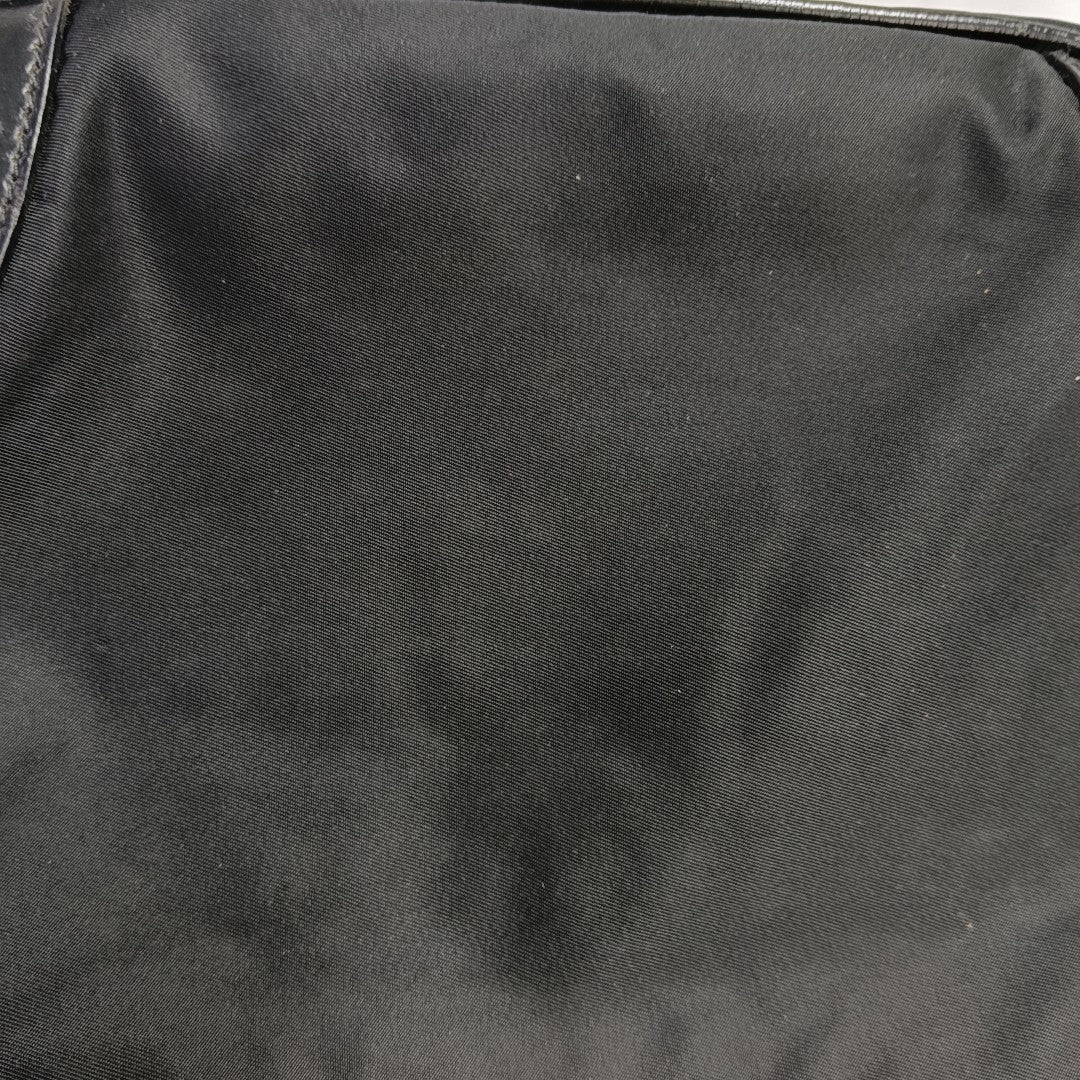 Nylon Shoulder Bag Black