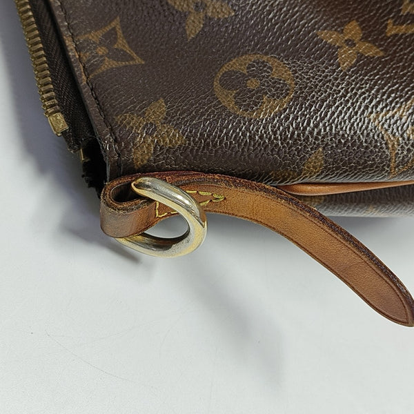 TURENNE Monogram Coated Canvas Brown