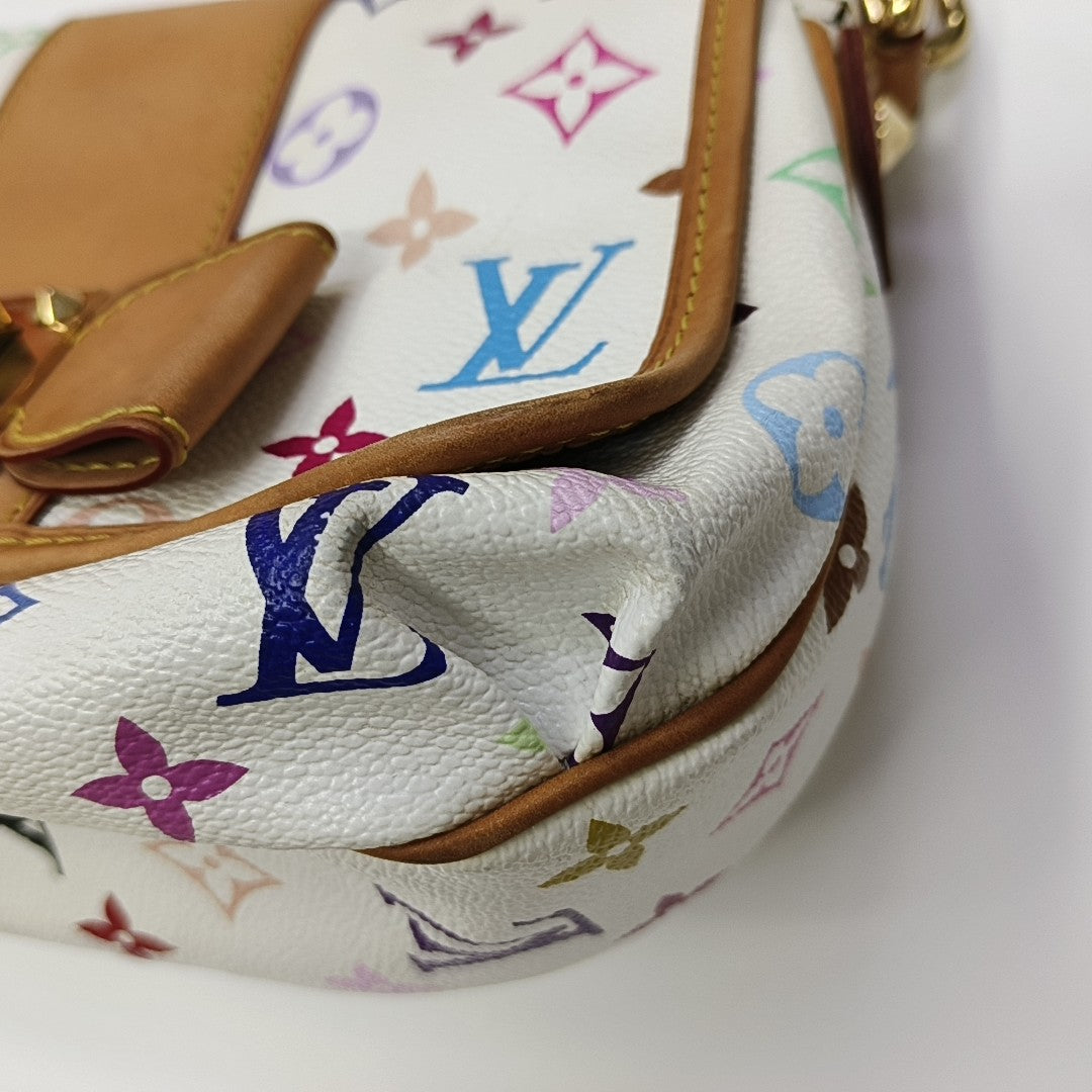 LV × TM ANNIE Monogram Coated Canvas White