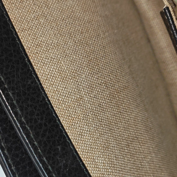 Interlocking G Small Calfskin Black