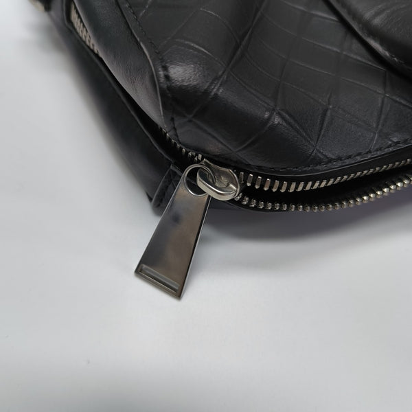 Calfskin Shoulder Bag Black