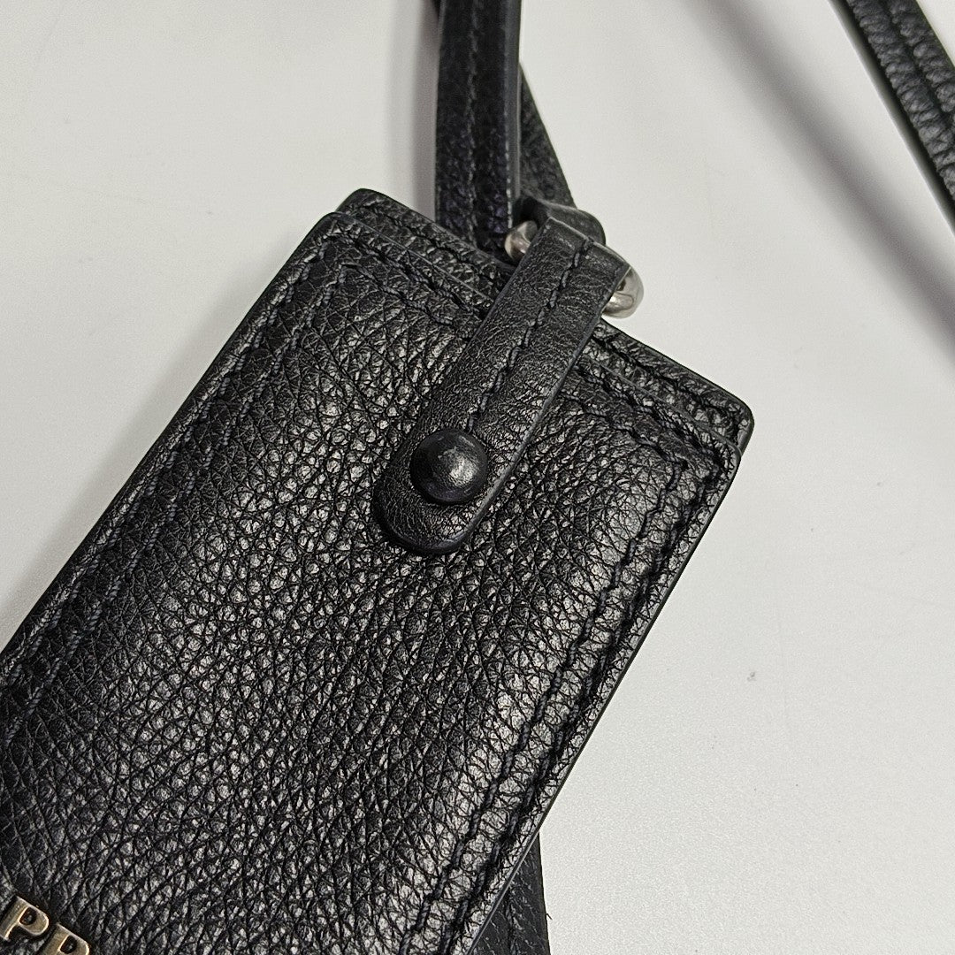 Etiquette Calfskin Black