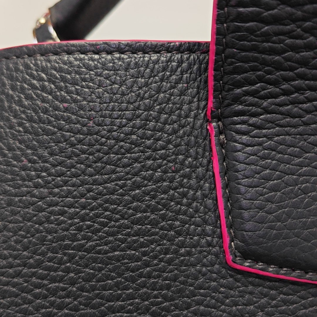 CAPUCINES GM Calfskin Black