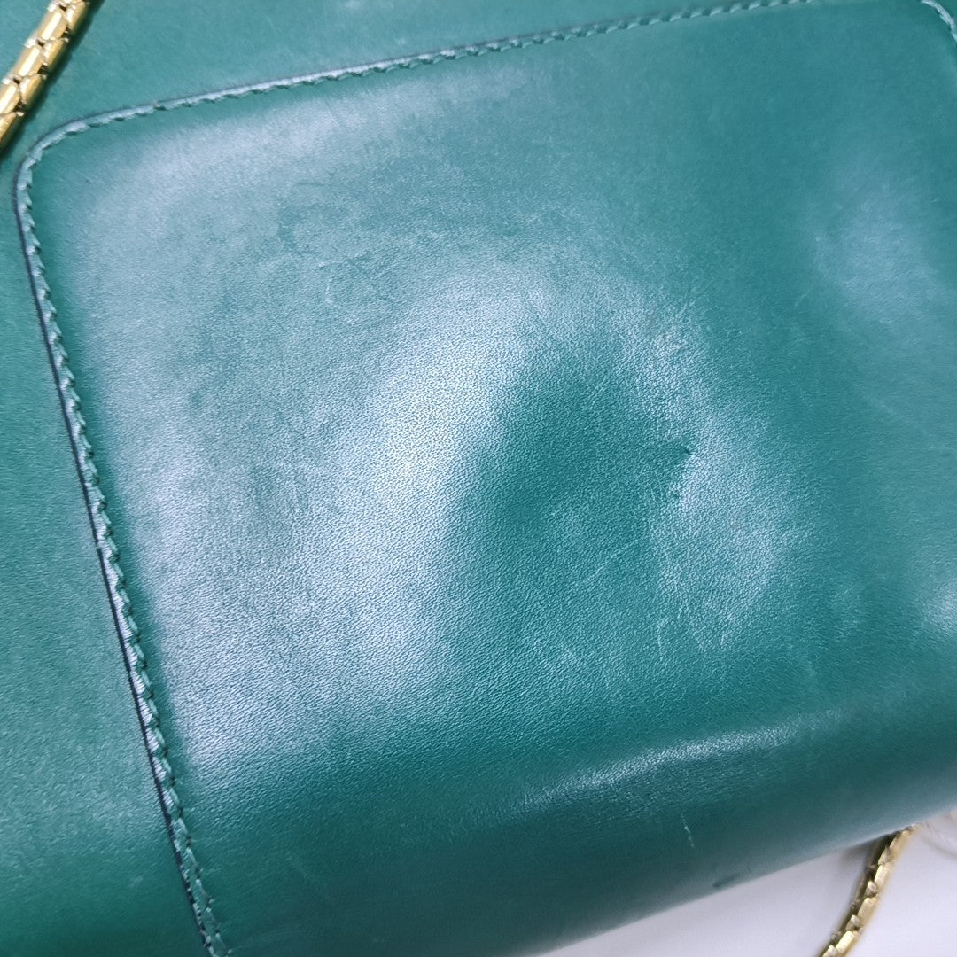 SERPENTI FOREVER Medium Calfskin Green