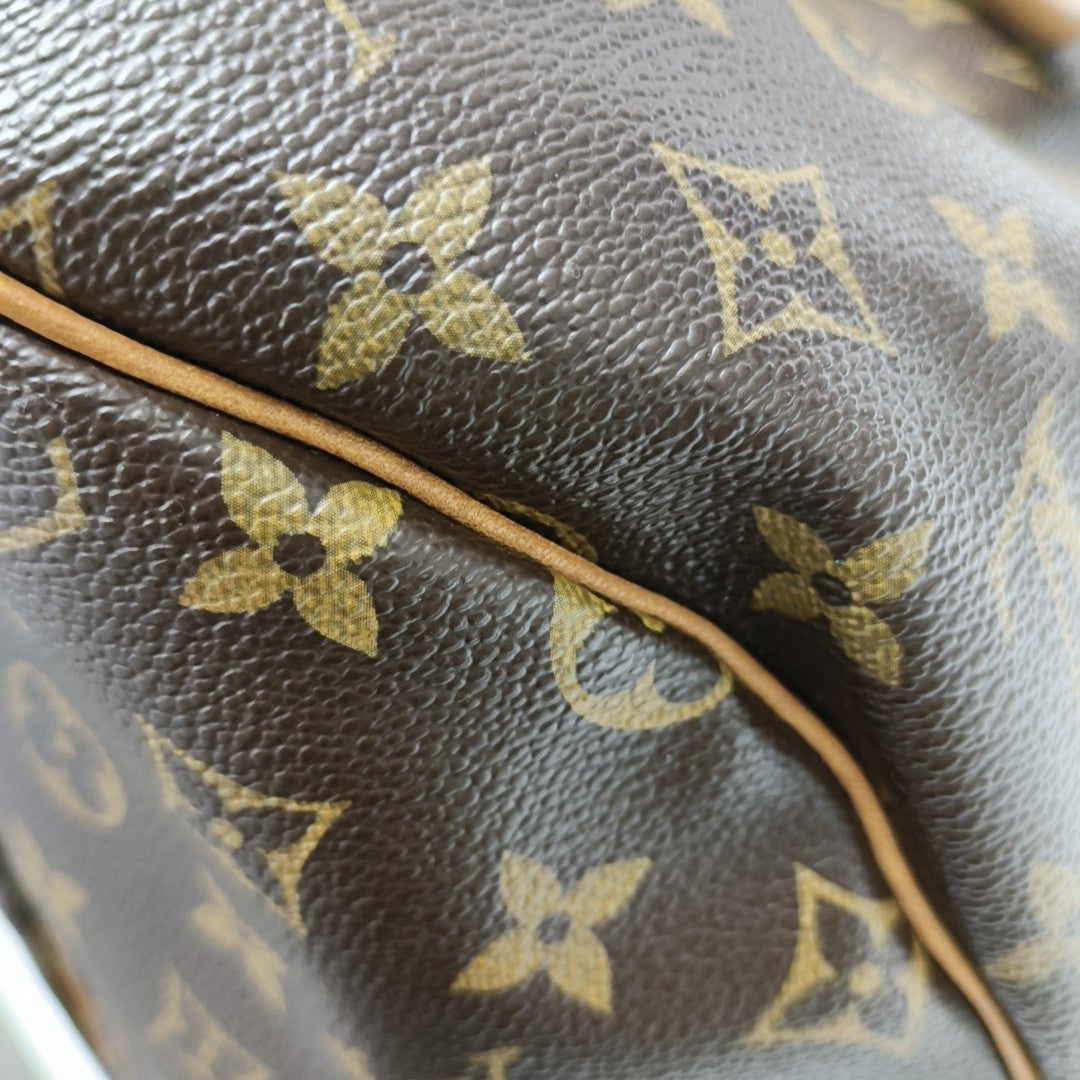 SPEEDY 30 Monogram Coated Canvas Brown