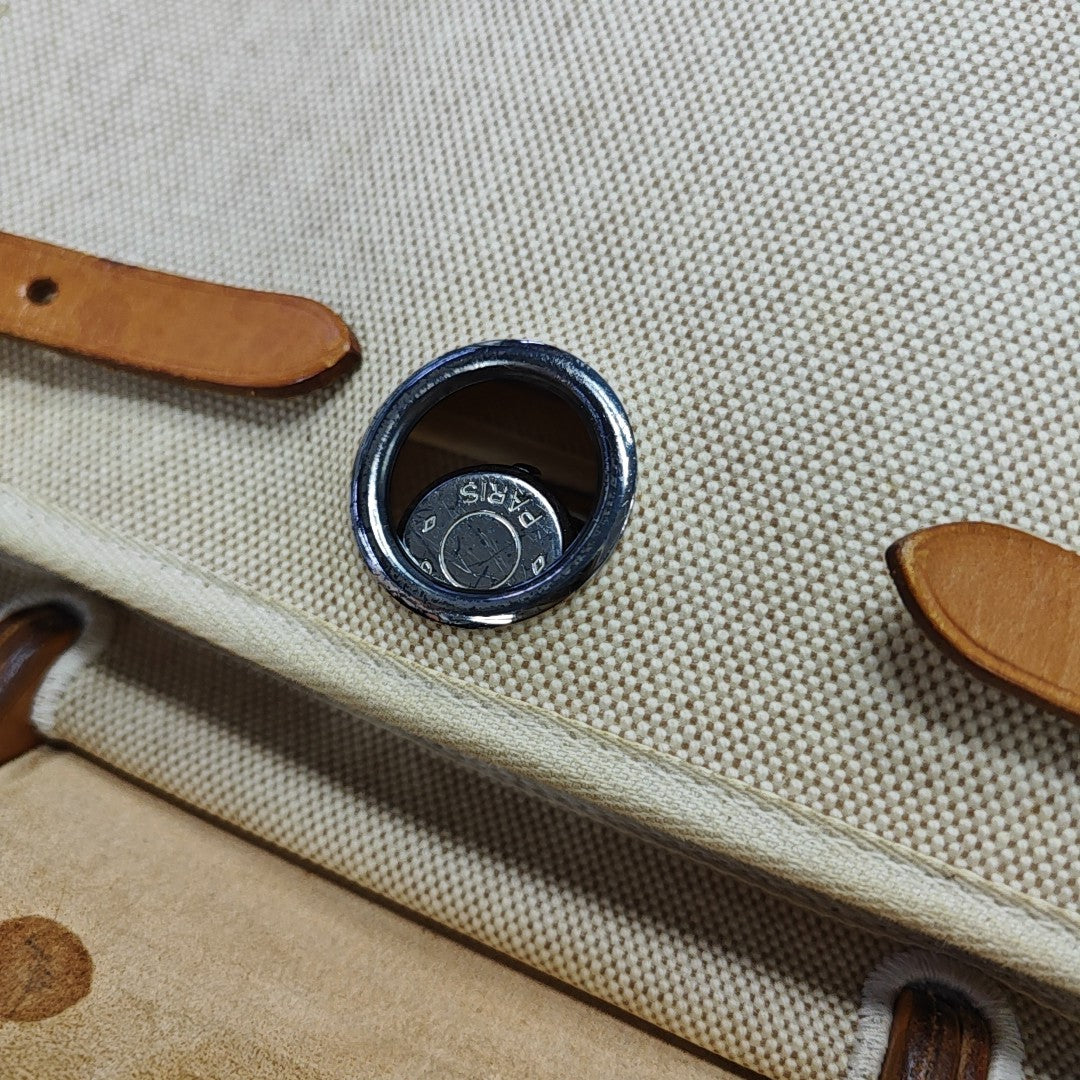 Herbag 31 Coated Canvas White