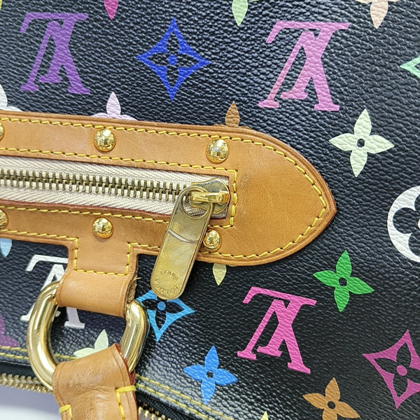 LV × TM RITA Monogram Coated Canvas Black