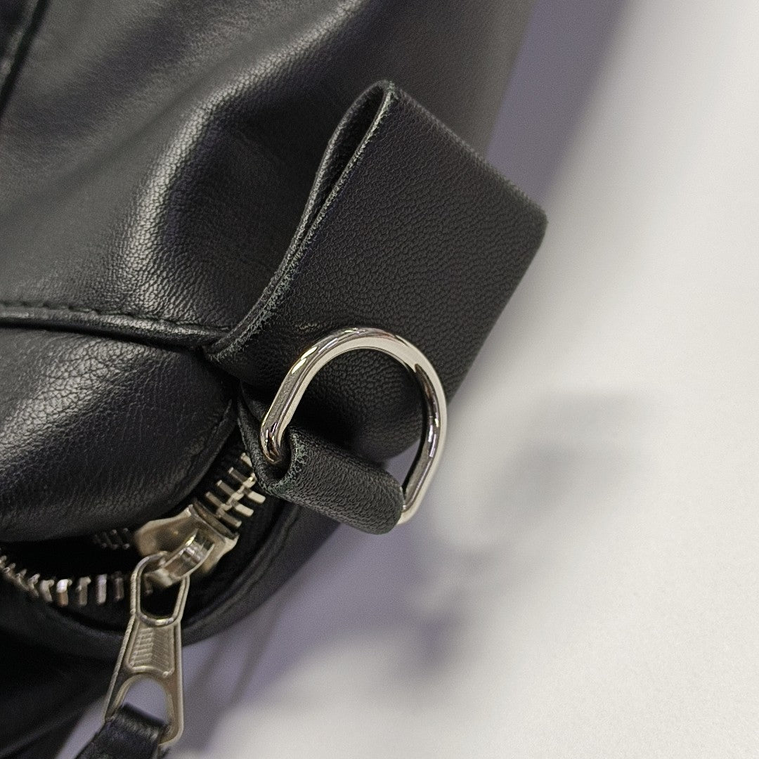 Bazar Calfskin Black