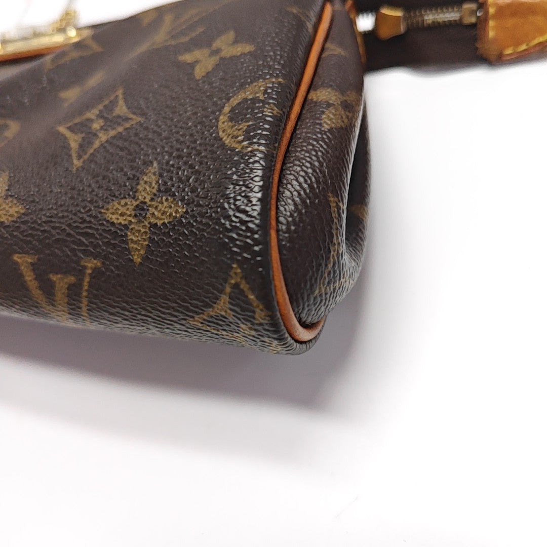 EVA Monogram Coated Canvas Brown