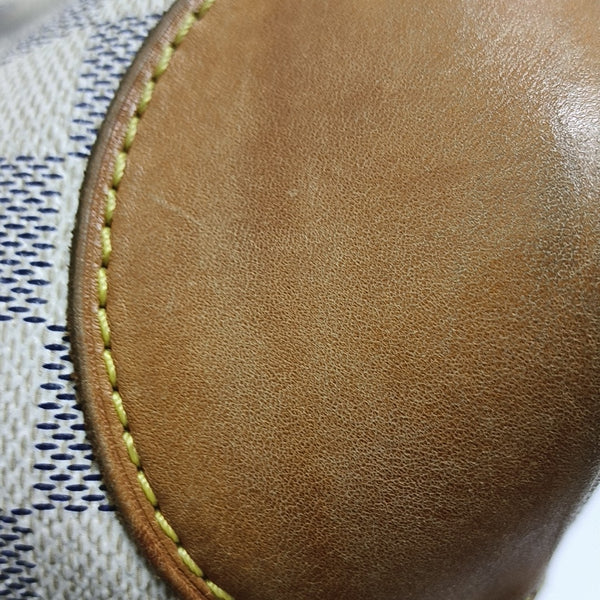 HAMPSTEAD MM Damier Azur Coated Canvas White