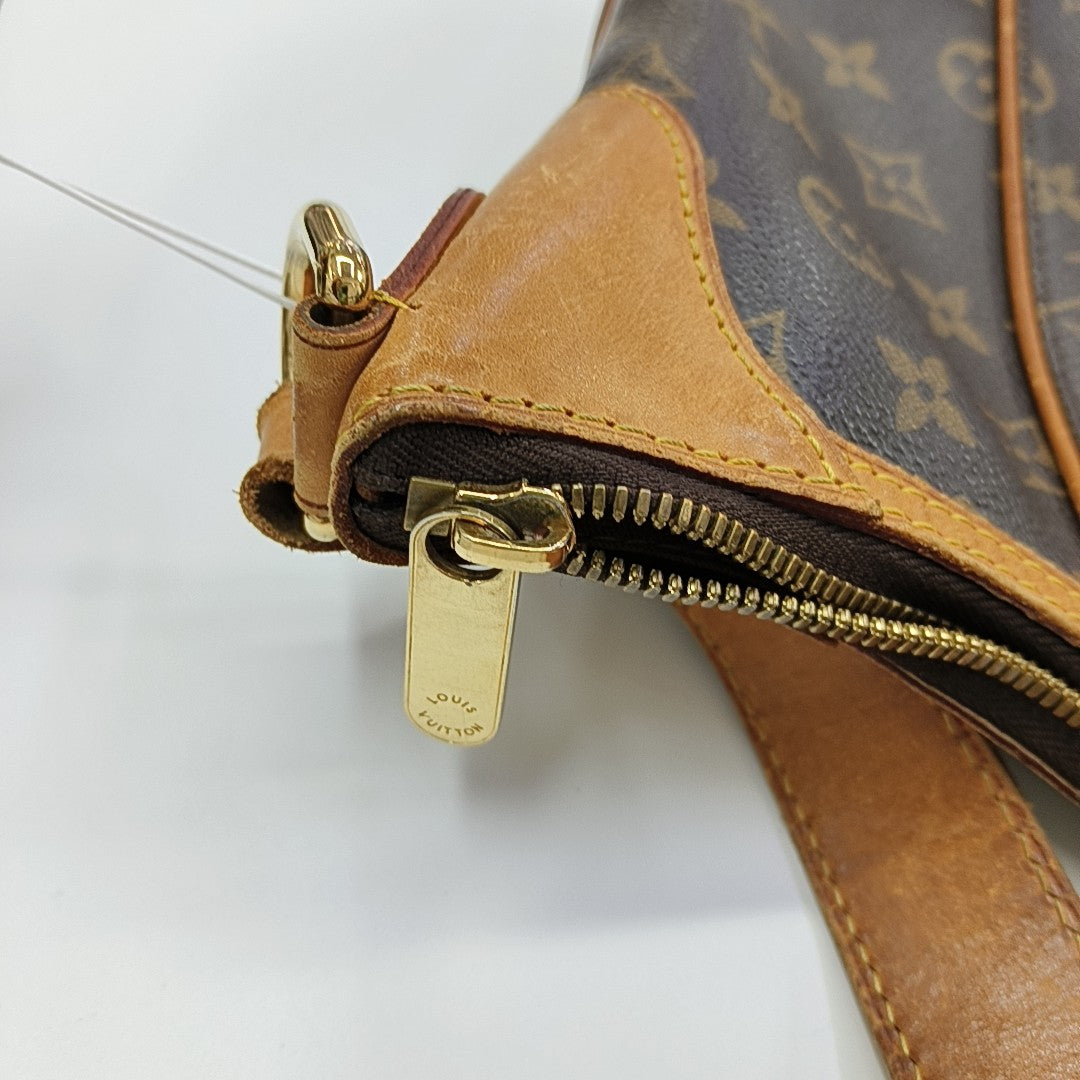 VINTAGE THAMES GM Monogram Coated Canvas Brown