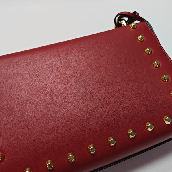 Padlock Small Calfskin Red