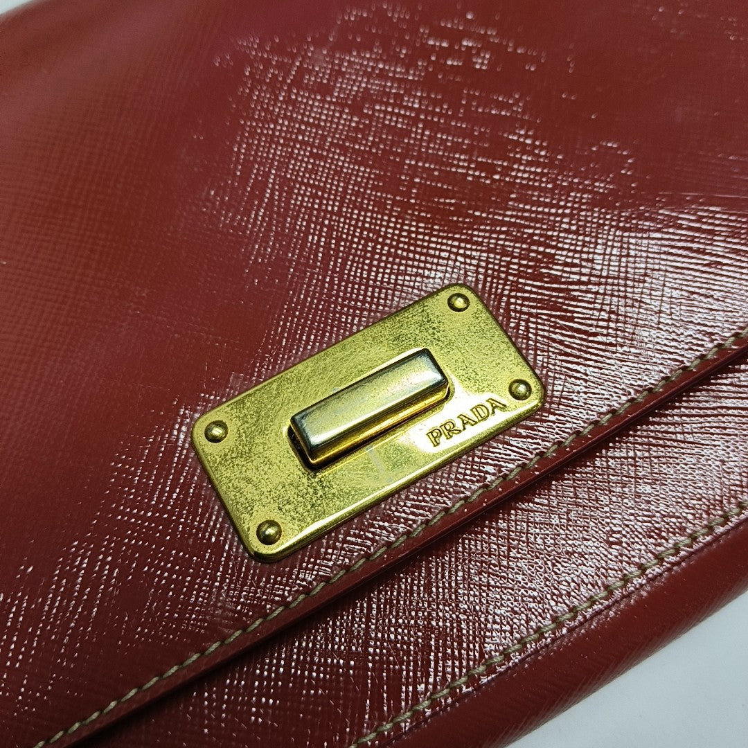 Saffiano Calfskin Red