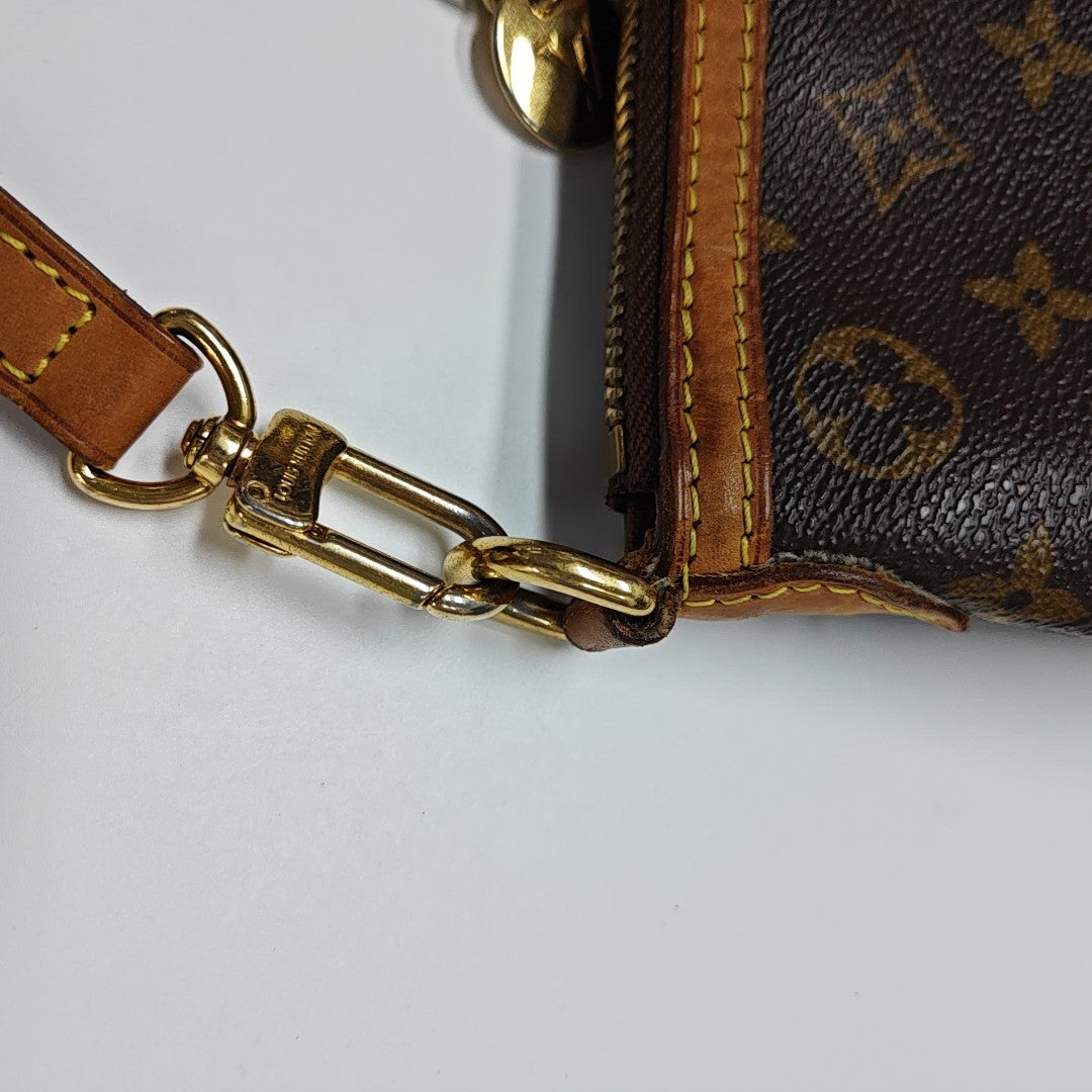 PALERMO PM Monogram Coated Canvas Brown