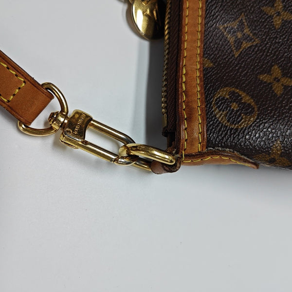 PALERMO PM Monogram Coated Canvas Brown