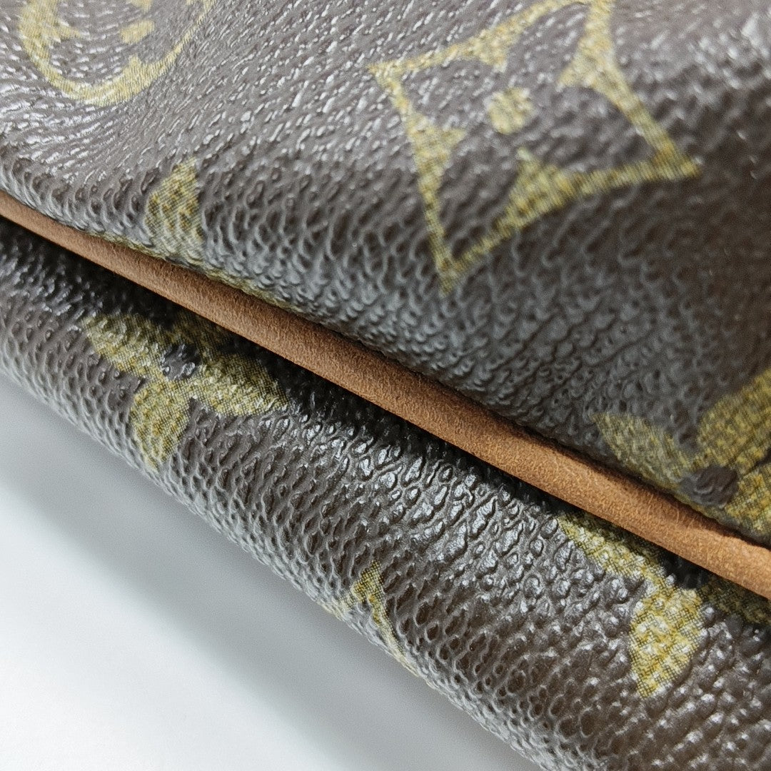 PALERMO PM Monogram Coated Canvas Brown