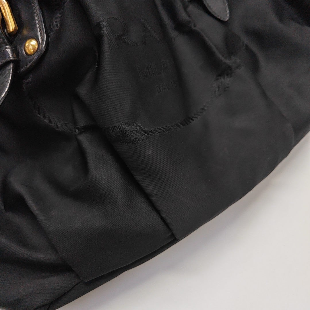 Nylon Tote Bag Black