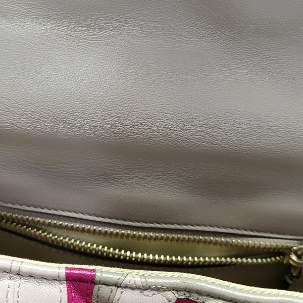 Quilted Calfskin Shoulder Bag Pink