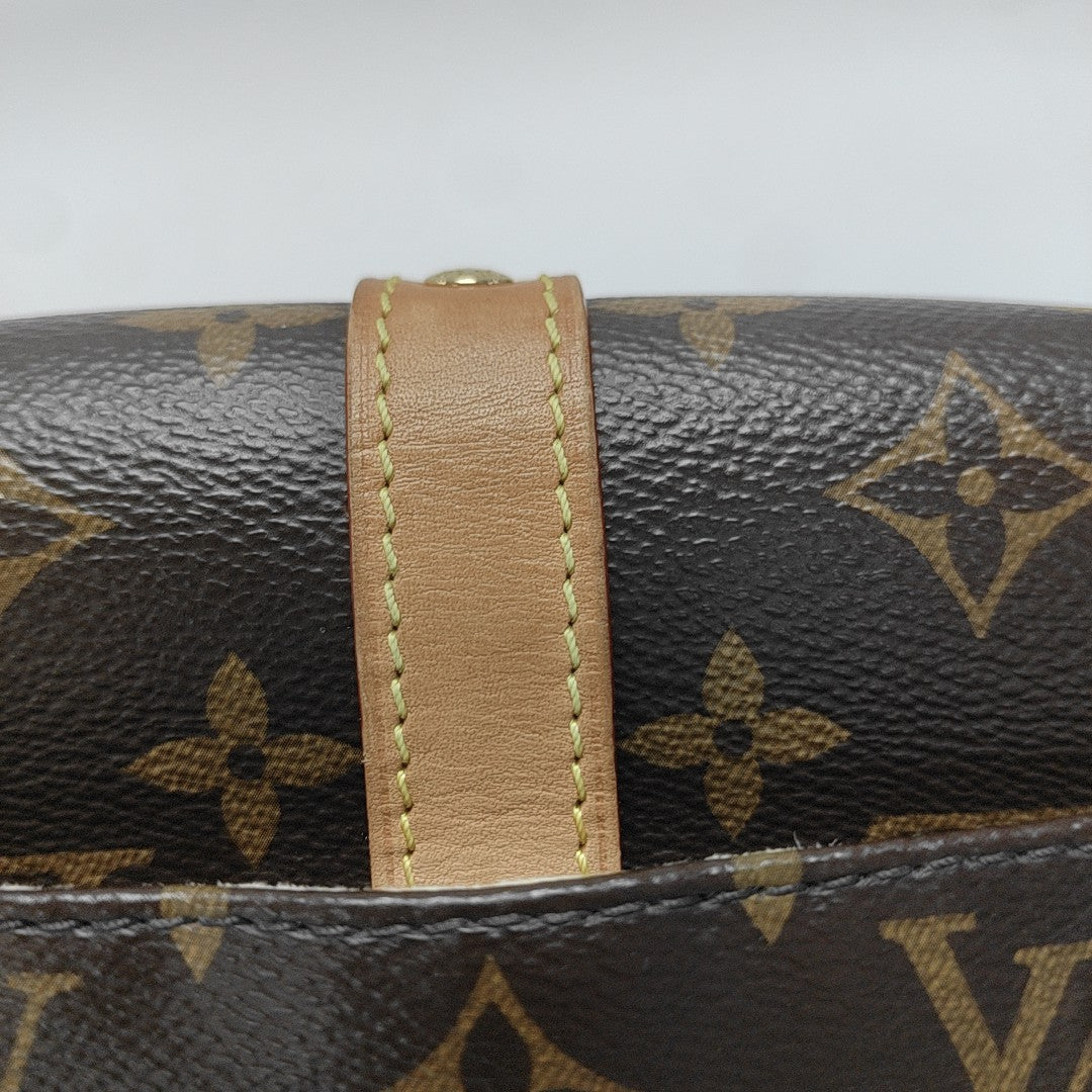 SAUMUR BB Monogram Coated Canvas Brown