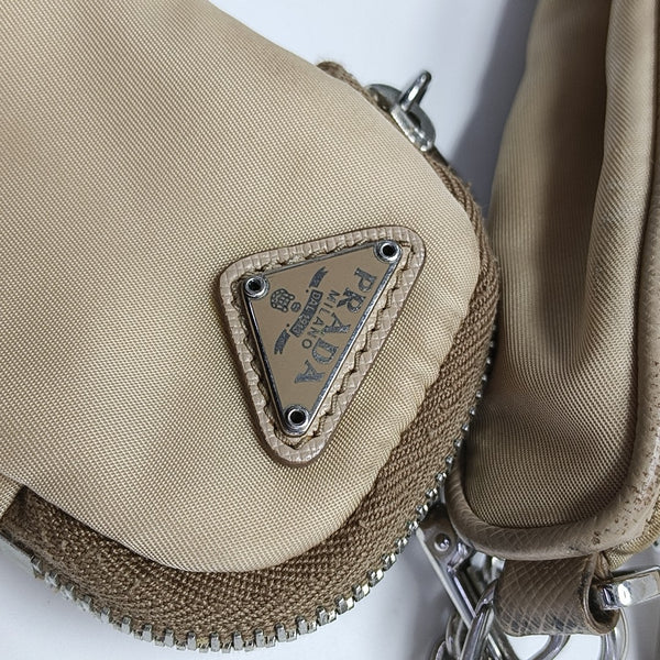Re-Edition2000 Mini Nylon Beige