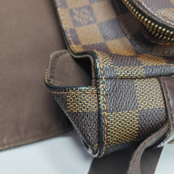 MELVILLE Damier Ebene Coated Canvas Brown