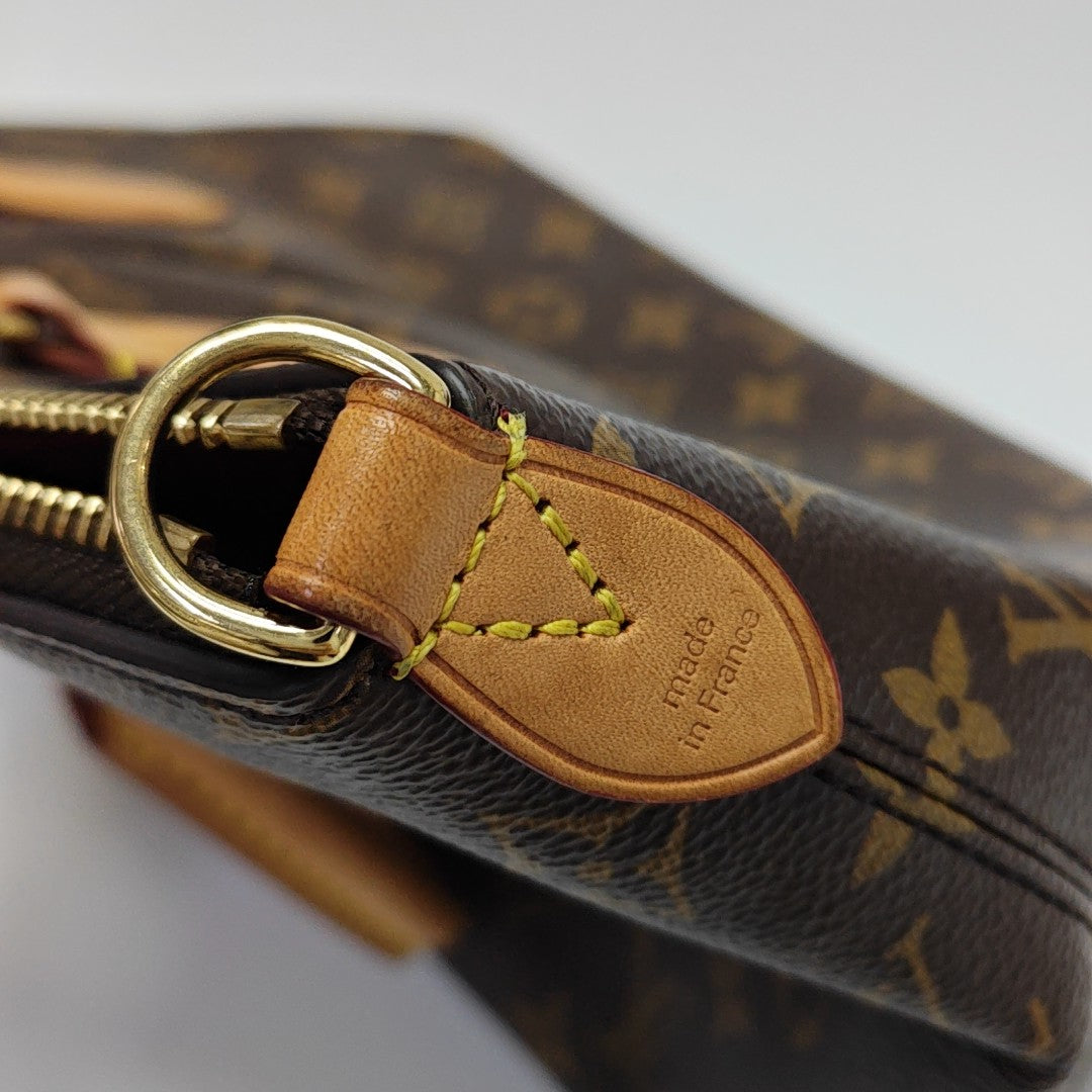 BOETIE PM Monogram Coated Canvas Brown