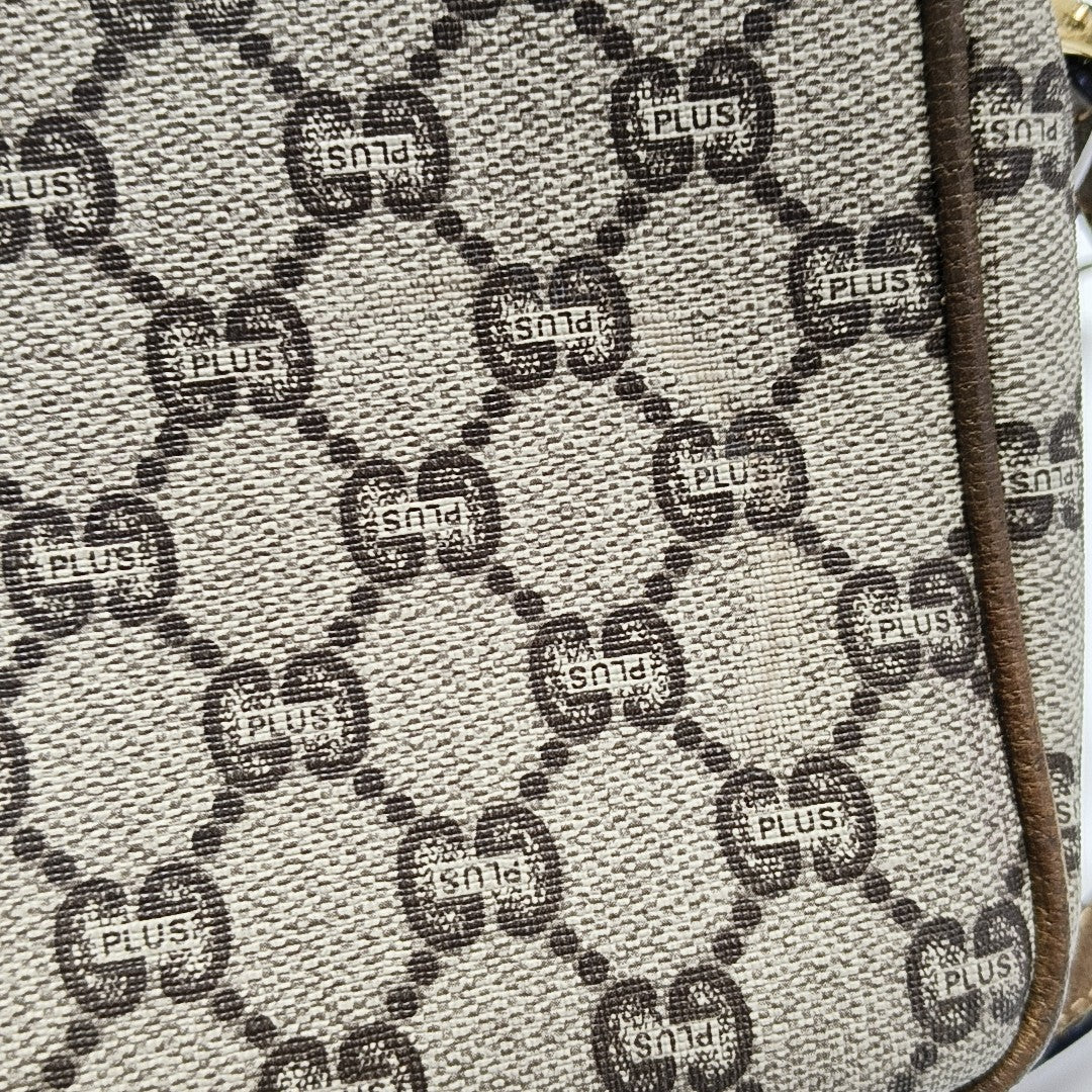 Monogram Coated Canvas Beige