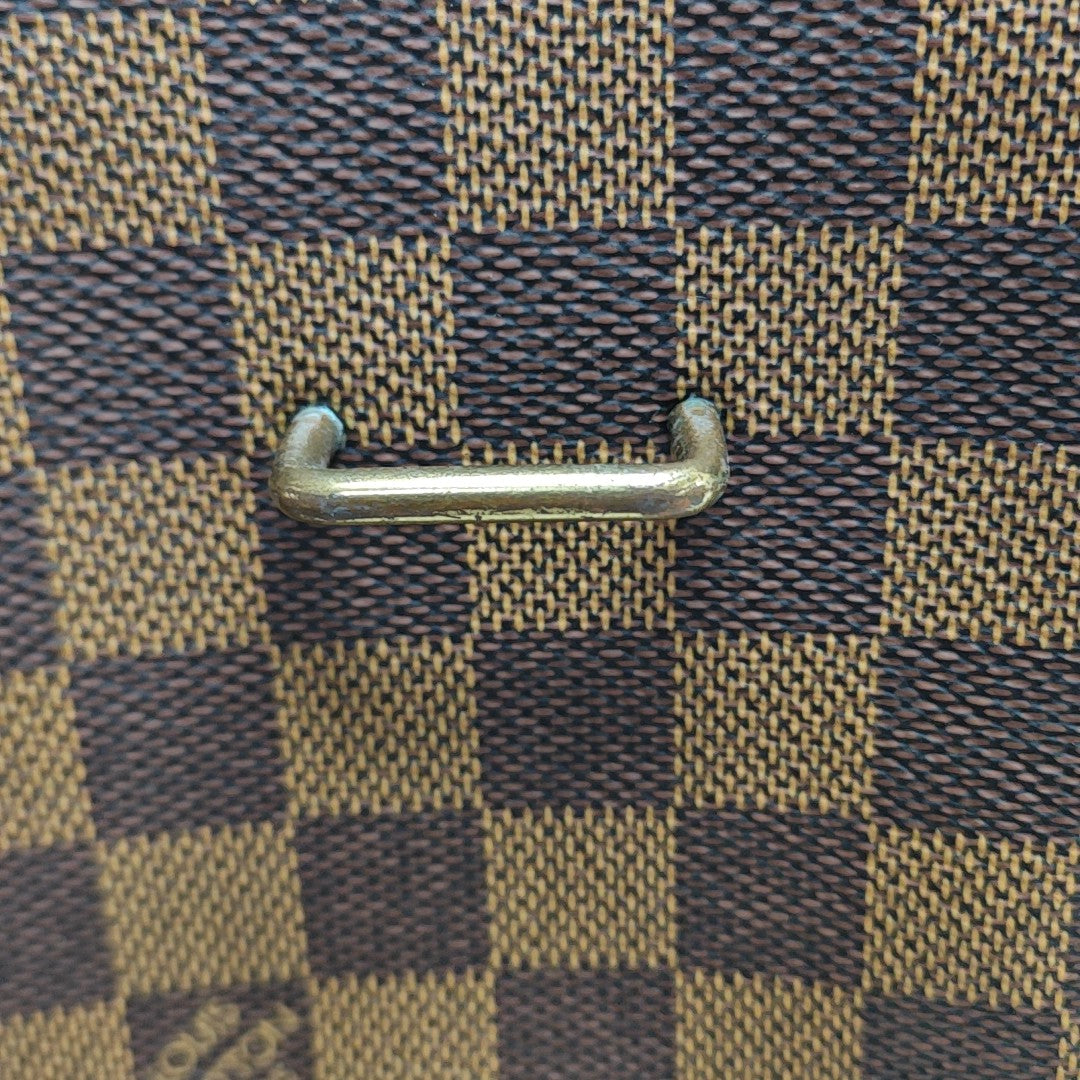 BROADWAY Damier Ebene Coated Canvas Brown