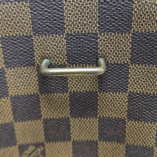 BROADWAY Damier Ebene Coated Canvas Brown